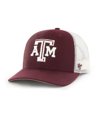 '47 Trucker Cap (Maroon w/ White mesh)