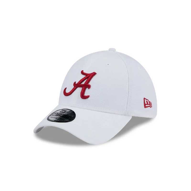 Alabama Crimson Tide Chrome 39THIRTY Stretch Fit Hat