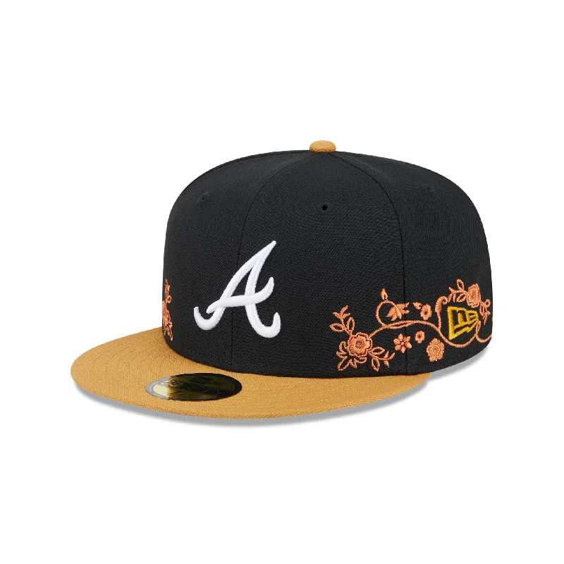 Atlanta Braves Floral Vine 59FIFTY Fitted Hat