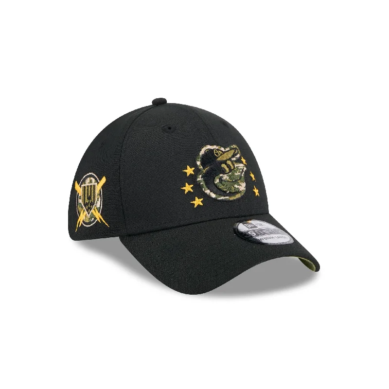 Baltimore Orioles Armed Forces Day 2024 39THIRTY Stretch Fit Hat