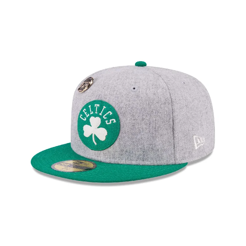 Boston Celtics 70th Anniversary Gray 59FIFTY Fitted Hat