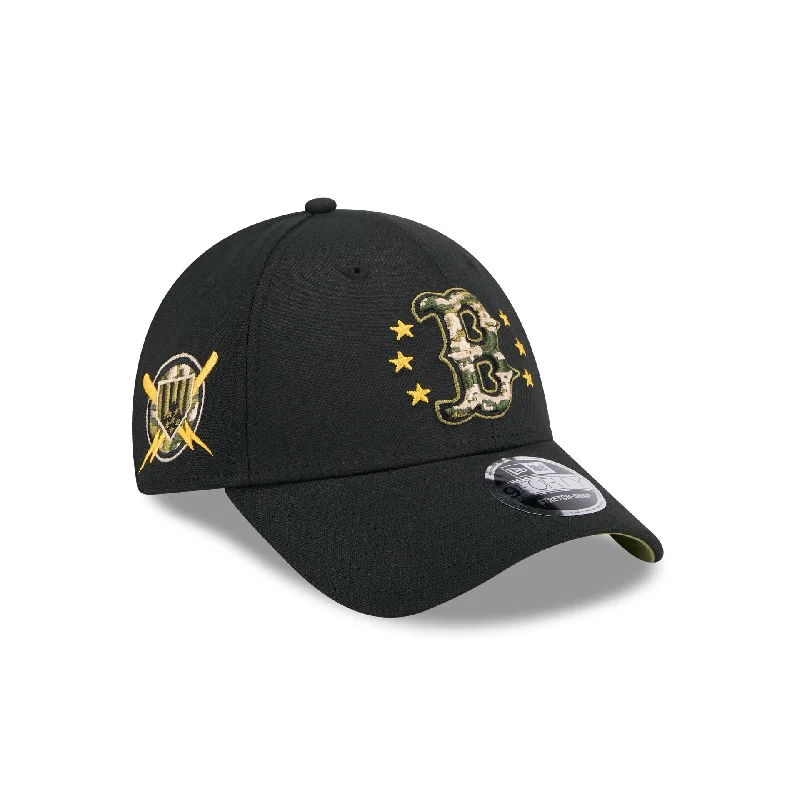 Boston Red Sox Armed Forces Day 2024 Kids 9FORTY Stretch-Snap Hat