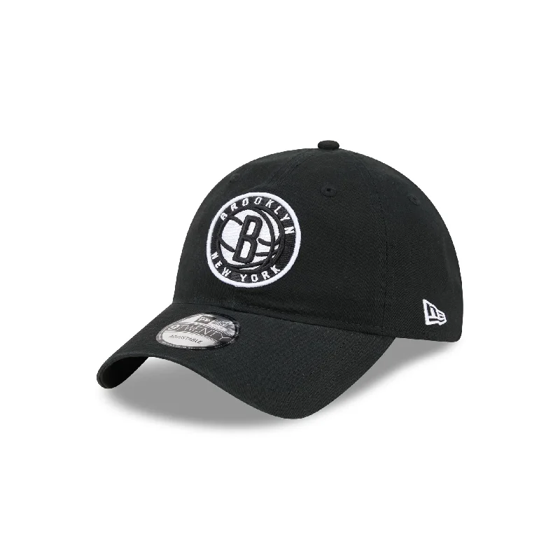 Brooklyn Nets Black 9TWENTY Adjustable Hat