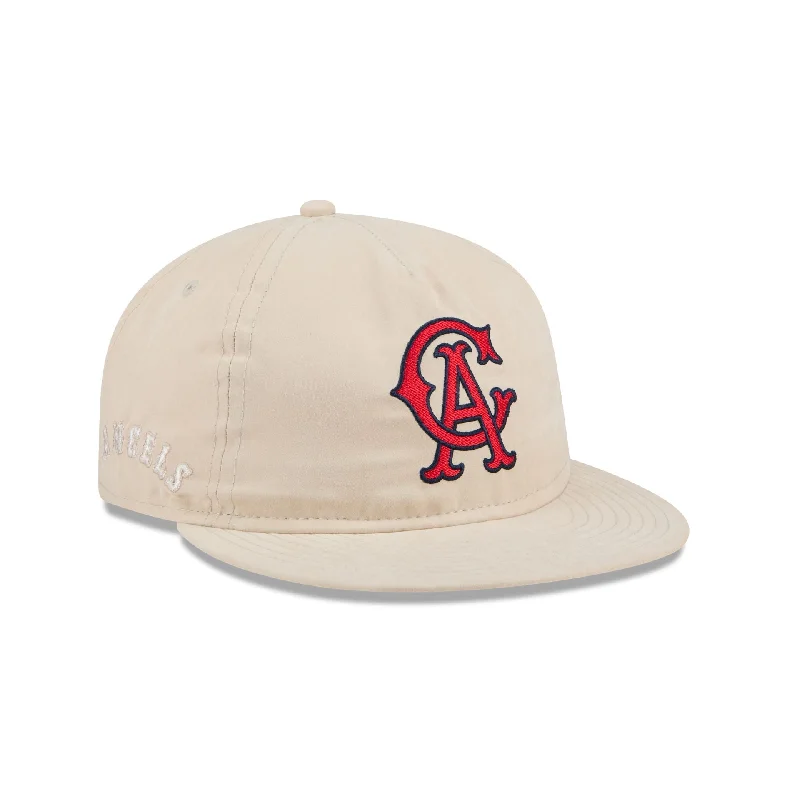 Los Angeles Angels Brushed Nylon Retro Crown 9FIFTY Adjustable Hat