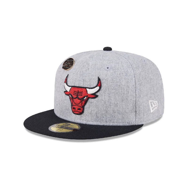 Chicago Bulls 70th Anniversary Gray 59FIFTY Fitted Hat