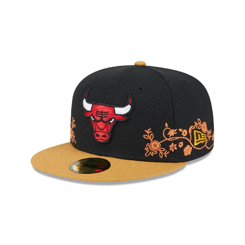 Chicago Bulls Floral Vine 59FIFTY Fitted Hat