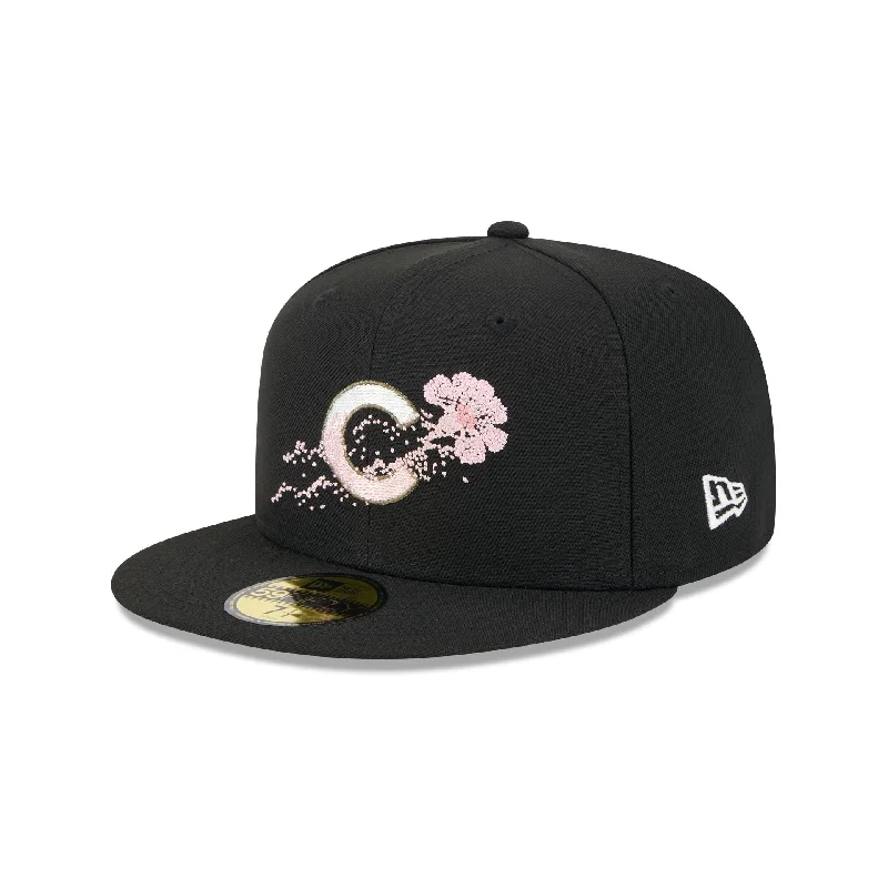 Chicago Cubs Dotted Floral 59FIFTY Fitted Hat