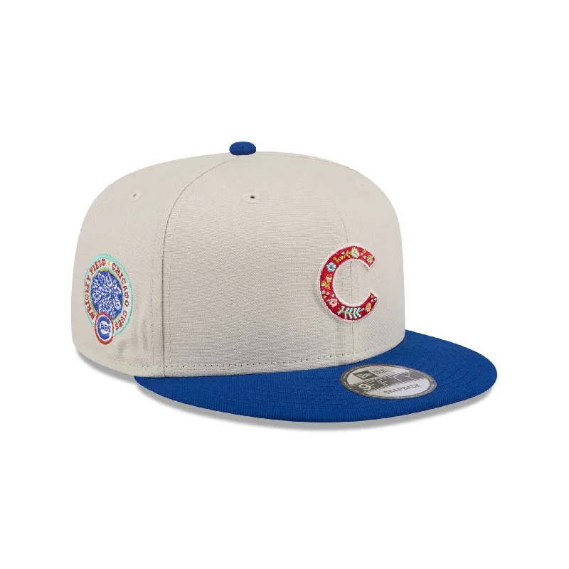 Chicago Cubs Floral Fill 9FIFTY Snapback Hat