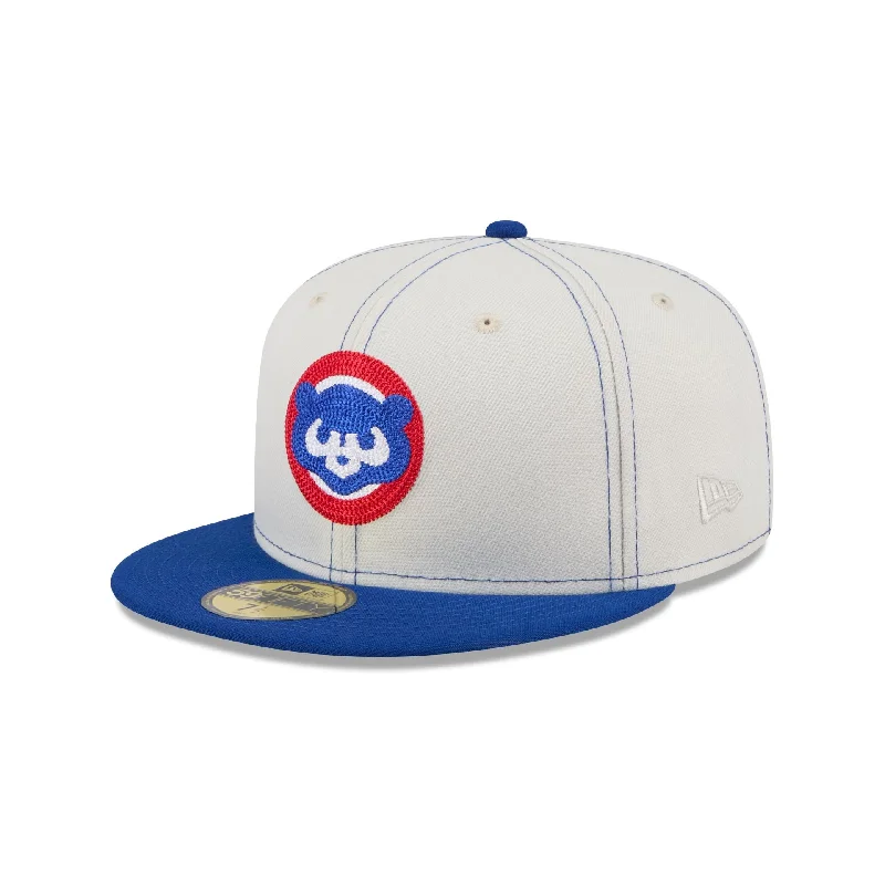 Chicago Cubs Sandy Linen 59FIFTY Fitted Hat