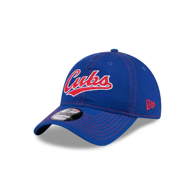 Chicago Cubs Team Stitch 9TWENTY Adjustable Hat