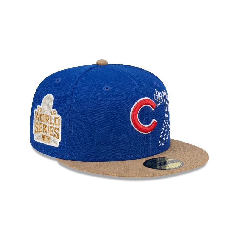 Chicago Cubs Western Khaki 59FIFTY Fitted Hat