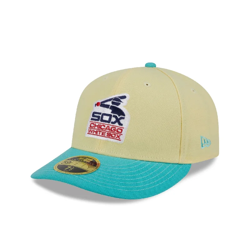 Chicago White Sox Soft Yellow Low Profile 59FIFTY Fitted Hat