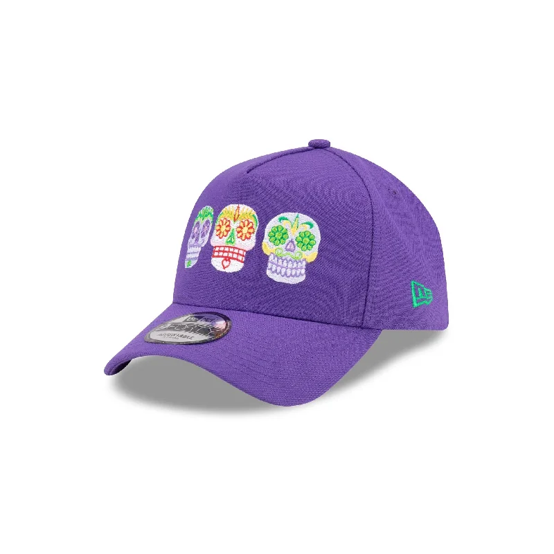 Cinco de Mayo Triple Sugar Skull 9FORTY A-Frame Snapback Hat