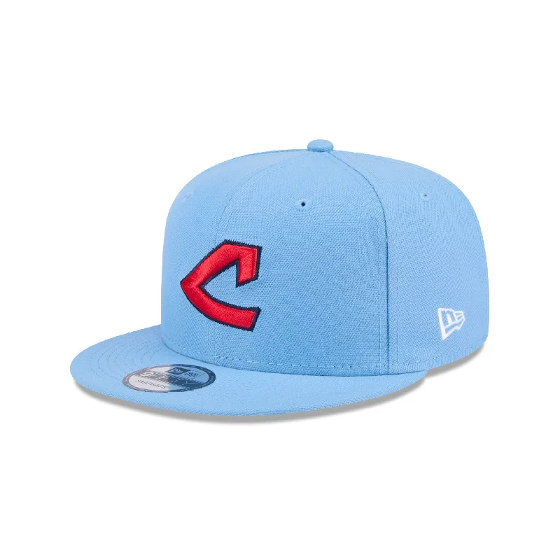 Cleveland Guardians Sky Blue 9FIFTY Snapback Hat