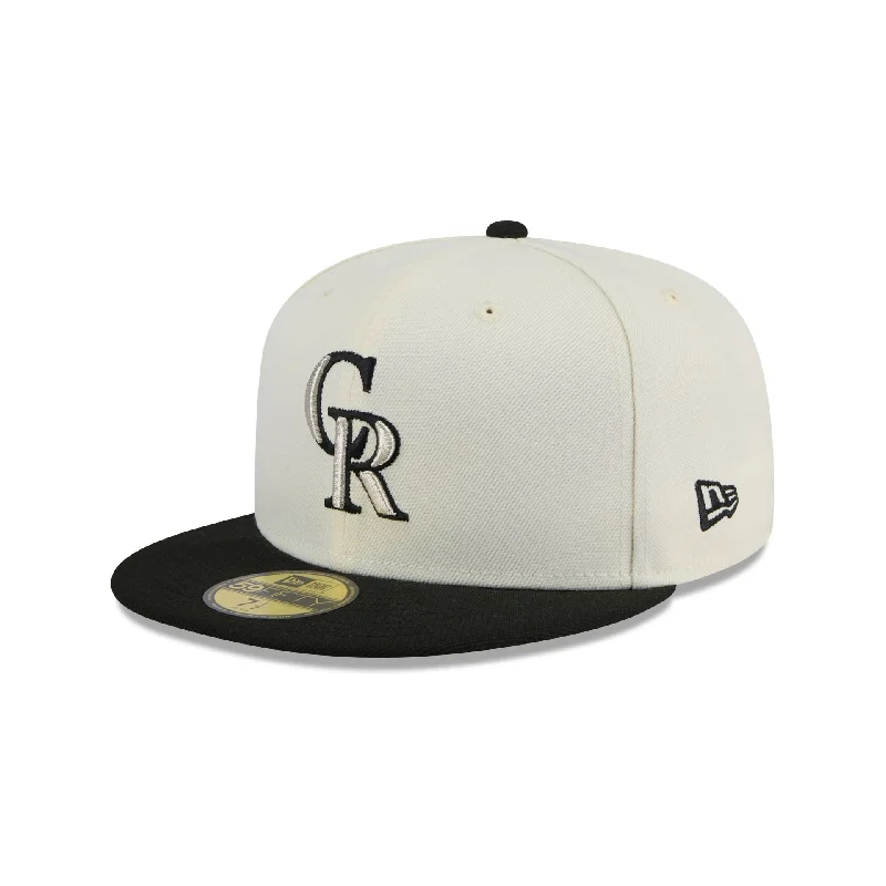 Colorado Rockies Chrome 59FIFTY Fitted Hat