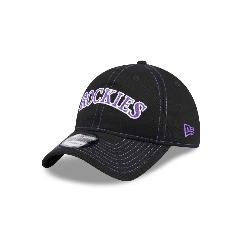 Colorado Rockies Team Stitch 9TWENTY Adjustable Hat