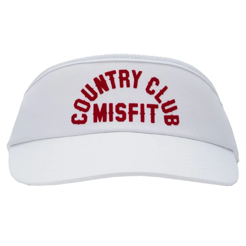 Country Club Misfit Visor Snow - AW22