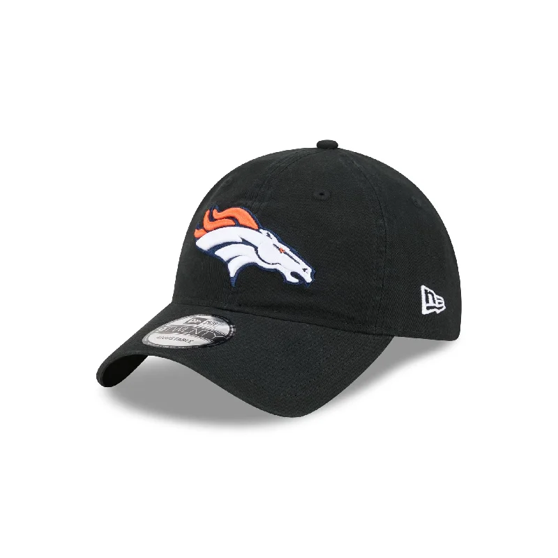 Denver Broncos Black 9TWENTY Adjustable Hat