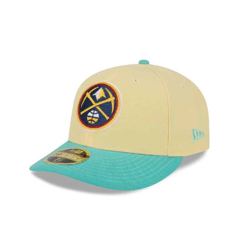 Denver Nuggets Soft Yellow Low Profile 59FIFTY Fitted Hat