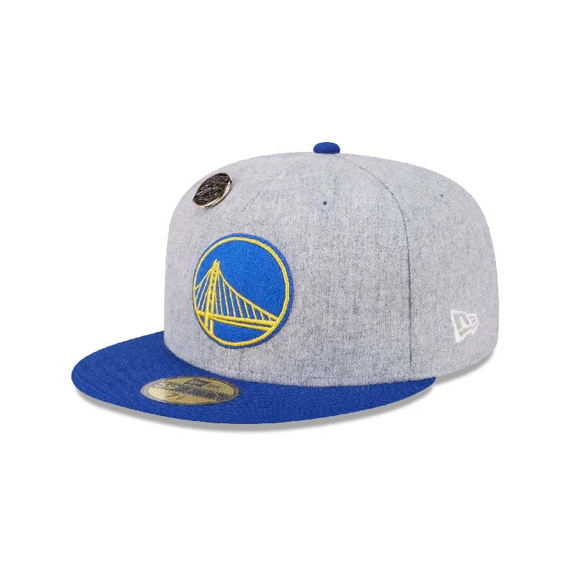 Golden State Warriors 70th Anniversary Gray 59FIFTY Fitted Hat