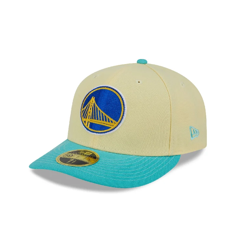 Golden State Warriors Soft Yellow Low Profile 59FIFTY Fitted Hat