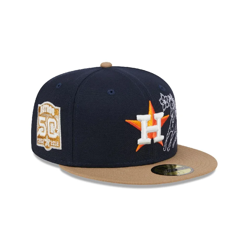 Houston Astros Western Khaki 59FIFTY Fitted Hat