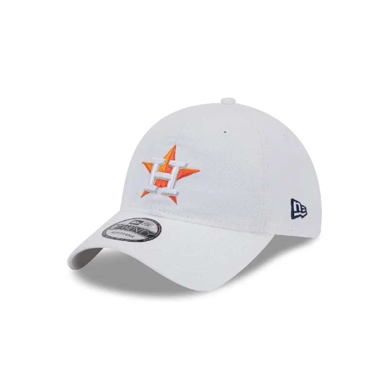 Houston Astros White 9TWENTY Adjustable Hat