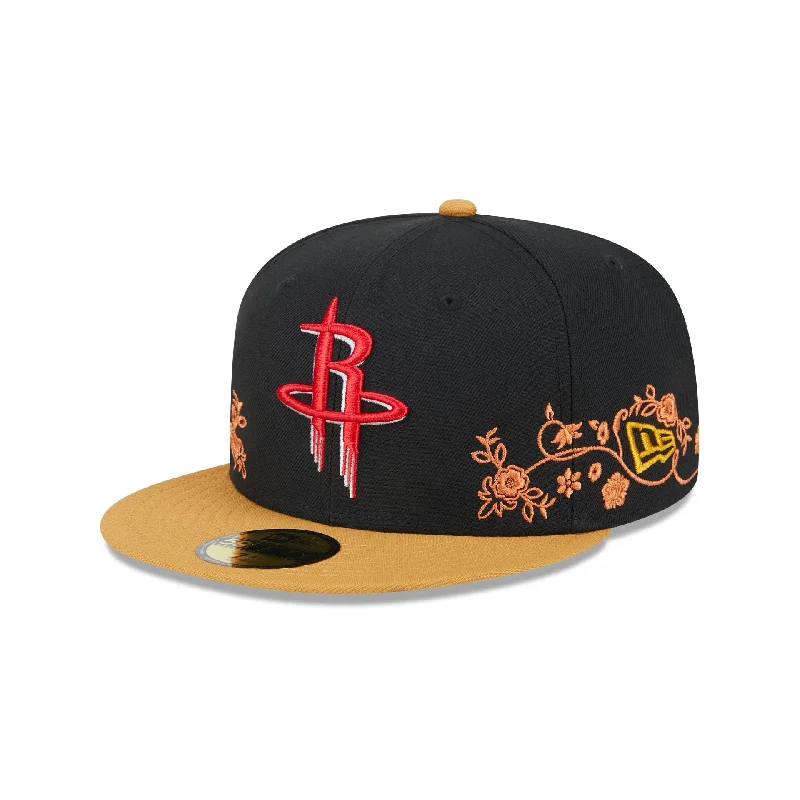 Houston Rockets Floral Vine 59FIFTY Fitted Hat