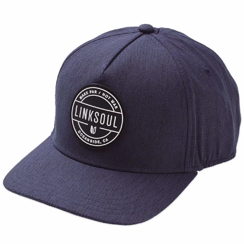 Industrial Patch Boardwalker AC Snapback Hat Navy/Black/White - 2024