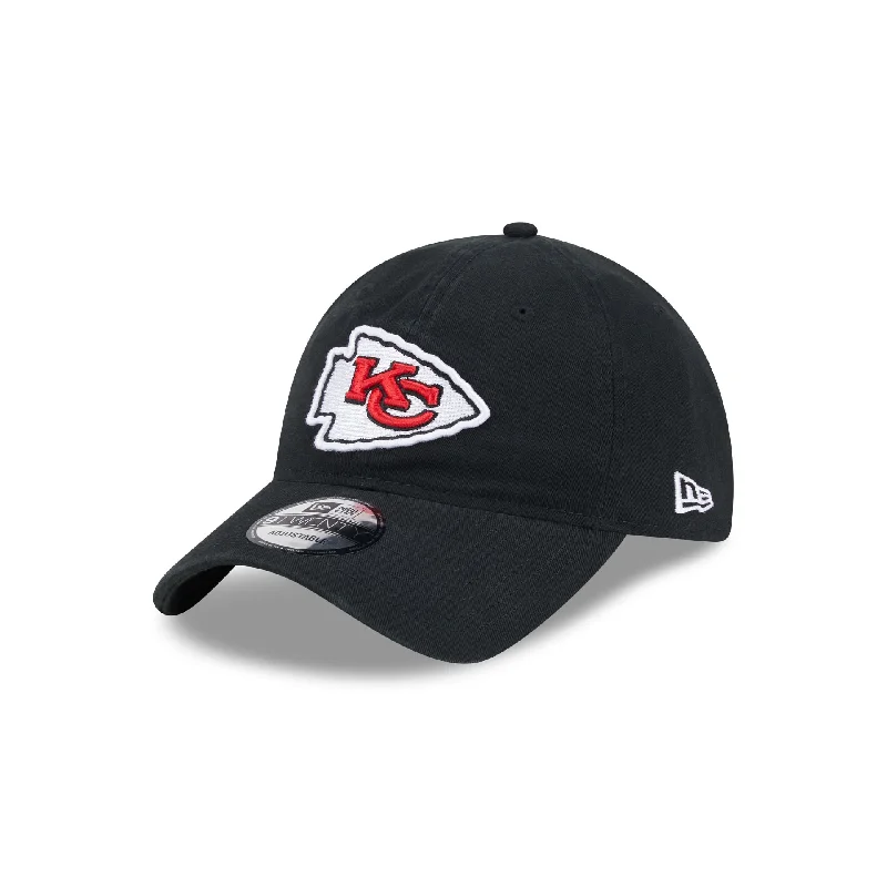 Kansas City Chiefs Black 9TWENTY Adjustable Hat