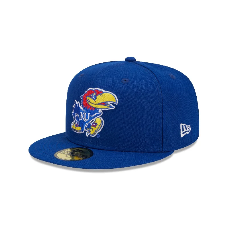 Kansas Jayhawks Blue 59FIFTY Fitted Hat