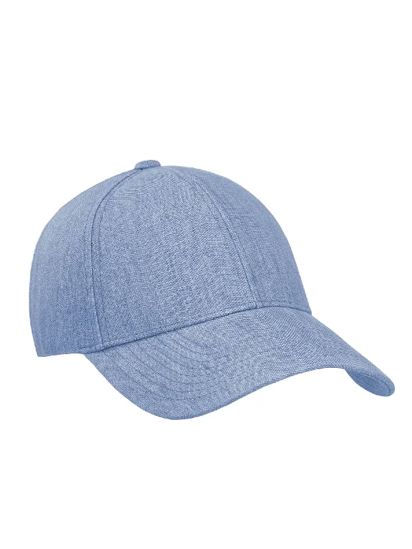 Linen Structured Cap Azure Blue