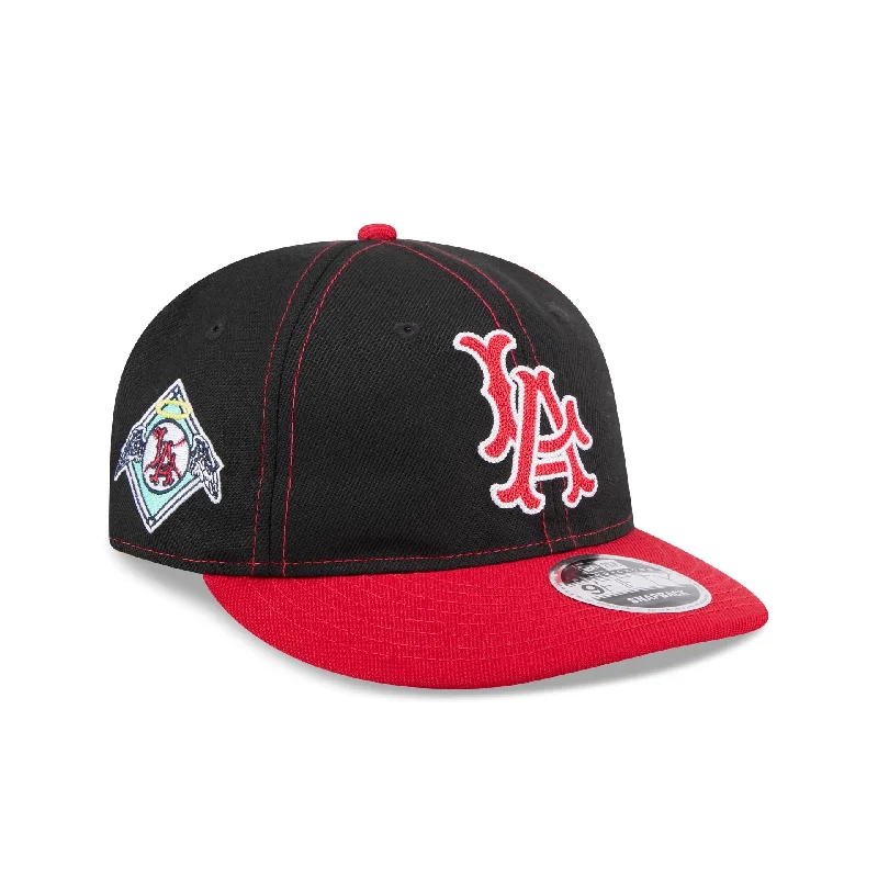 Los Angeles Angels Thunder Crown Retro Crown 9FIFTY Snapback Hat