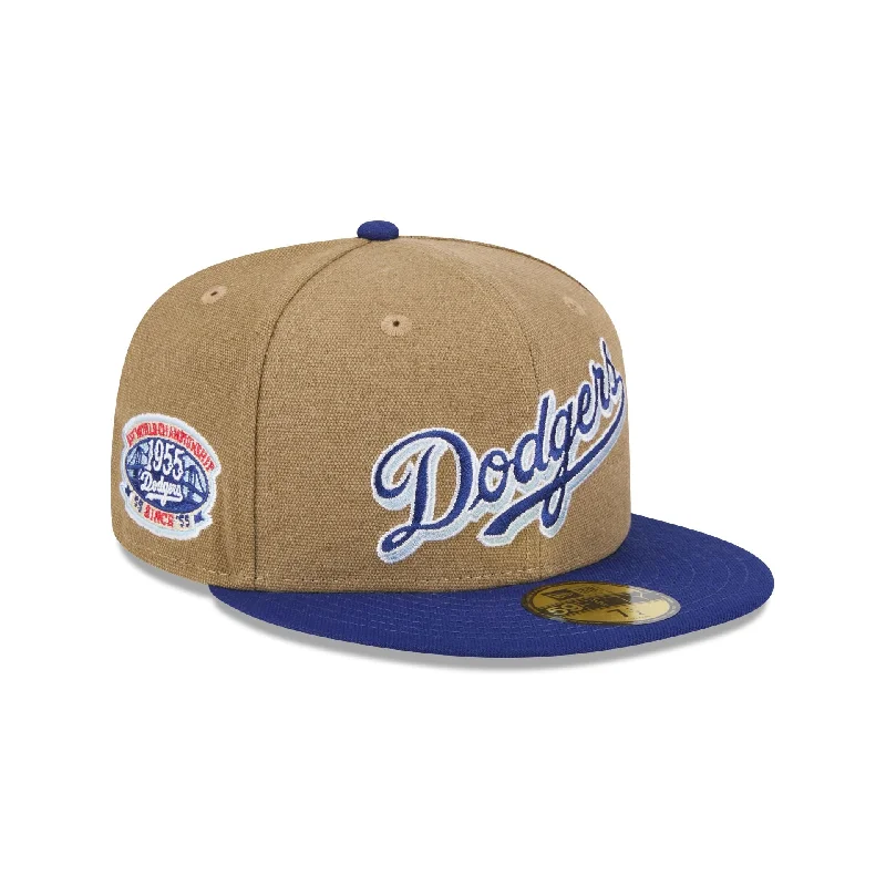 Los Angeles Dodgers Canvas Crown 59FIFTY Fitted Hat