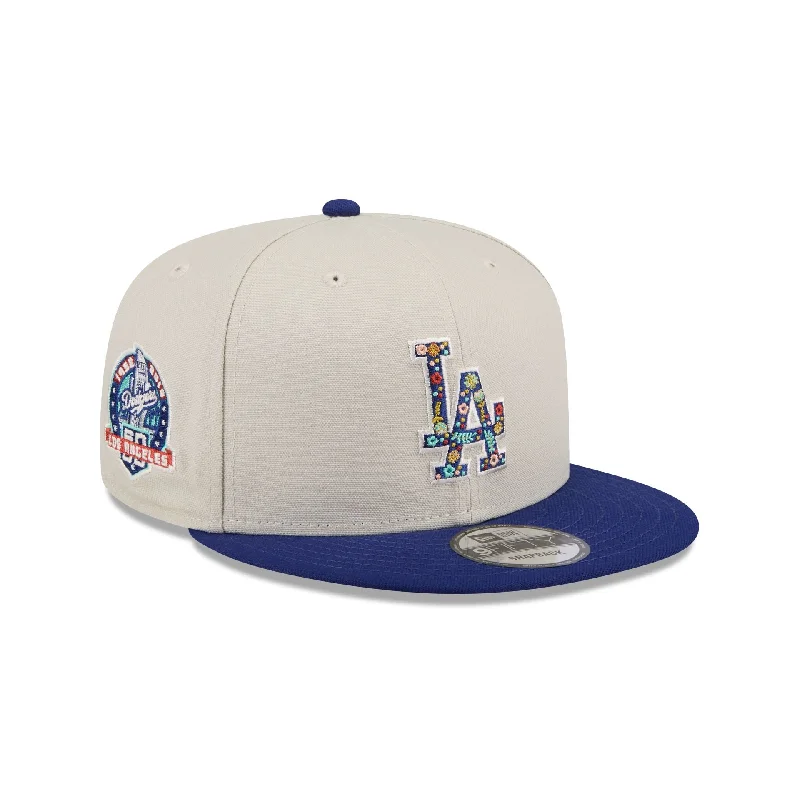 Los Angeles Dodgers Floral Fill 9FIFTY Snapback Hat