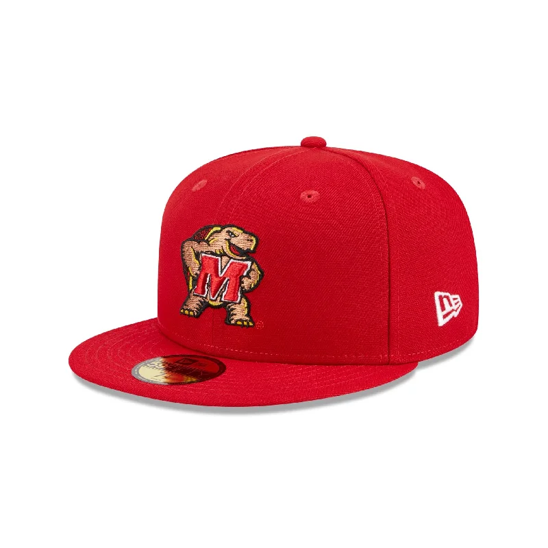 Maryland Terrapins Red 59FIFTY Fitted Hat