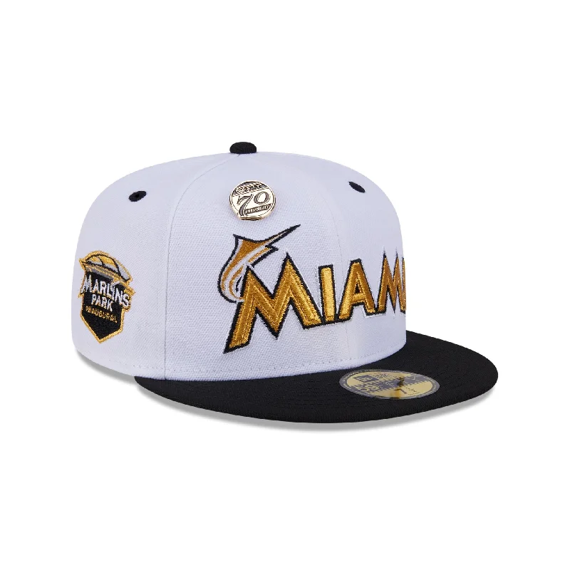 Miami Marlins 70th Anniversary 59FIFTY Fitted Hat