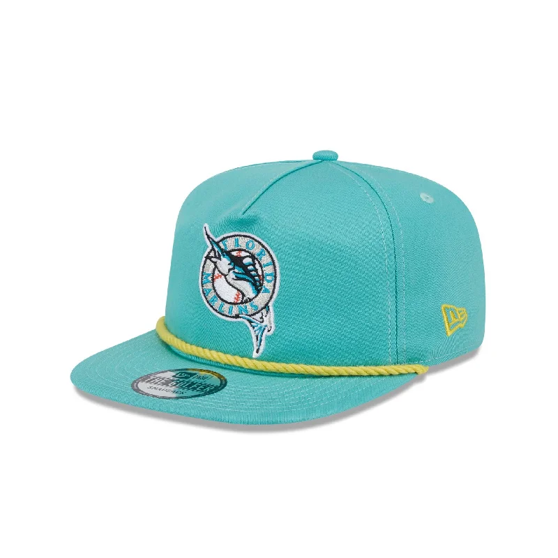 Miami Marlins Clear Mint Golfer Hat