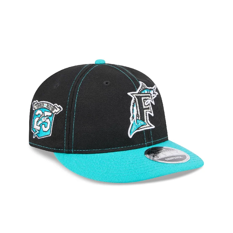 Miami Marlins Thunder Crown Retro Crown 9FIFTY Snapback Hat