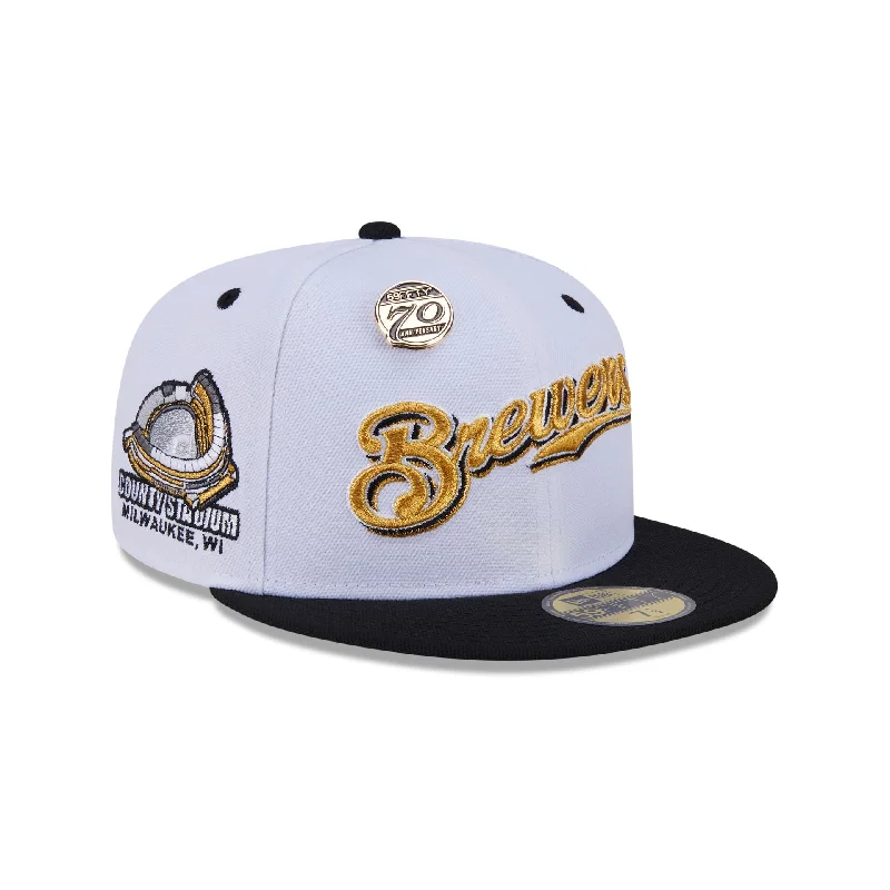 Milwaukee Brewers 70th Anniversary 59FIFTY Fitted Hat