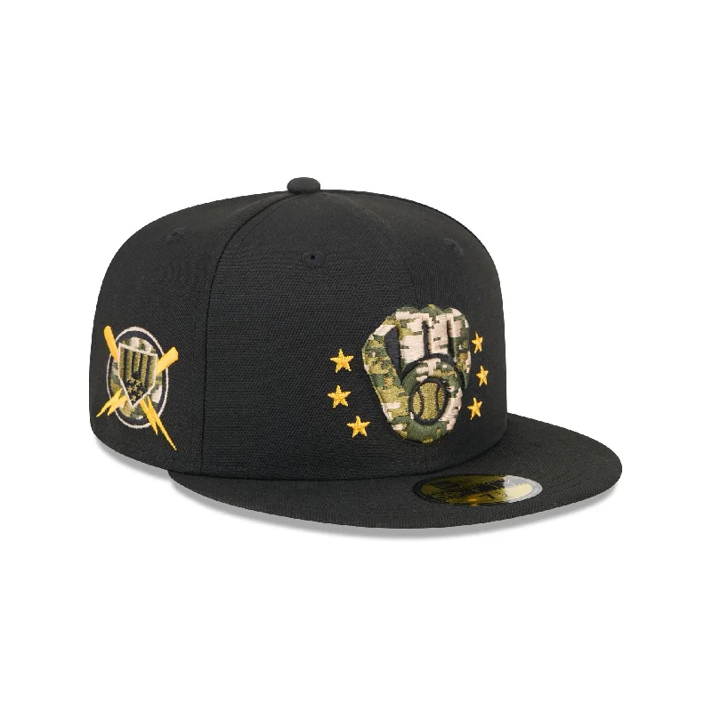 Milwaukee Brewers Armed Forces Day 2024 59FIFTY Fitted Hat