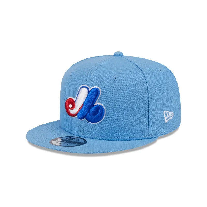 Montreal Expos Sky Blue 9FIFTY Snapback Hat