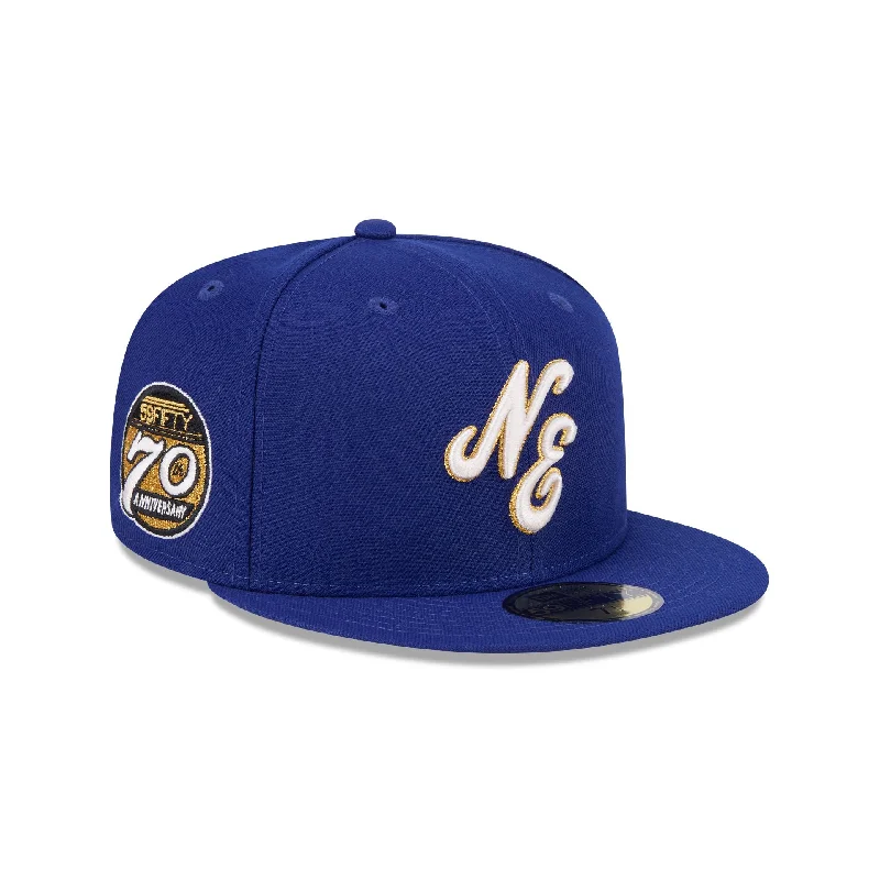 New Era Cap 70th Anniversary Blue 59FIFTY Fitted Hat