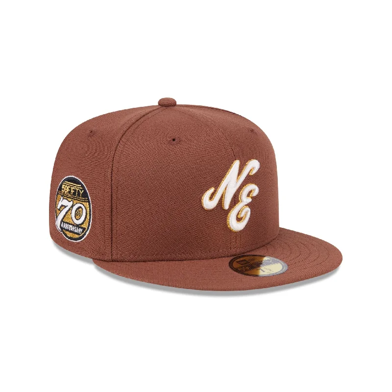 New Era Cap 70th Anniversary Brown 59FIFTY Fitted Hat