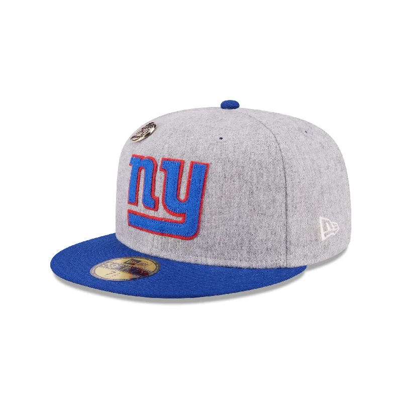 New York Giants 70th Anniversary Gray 59FIFTY Fitted Hat