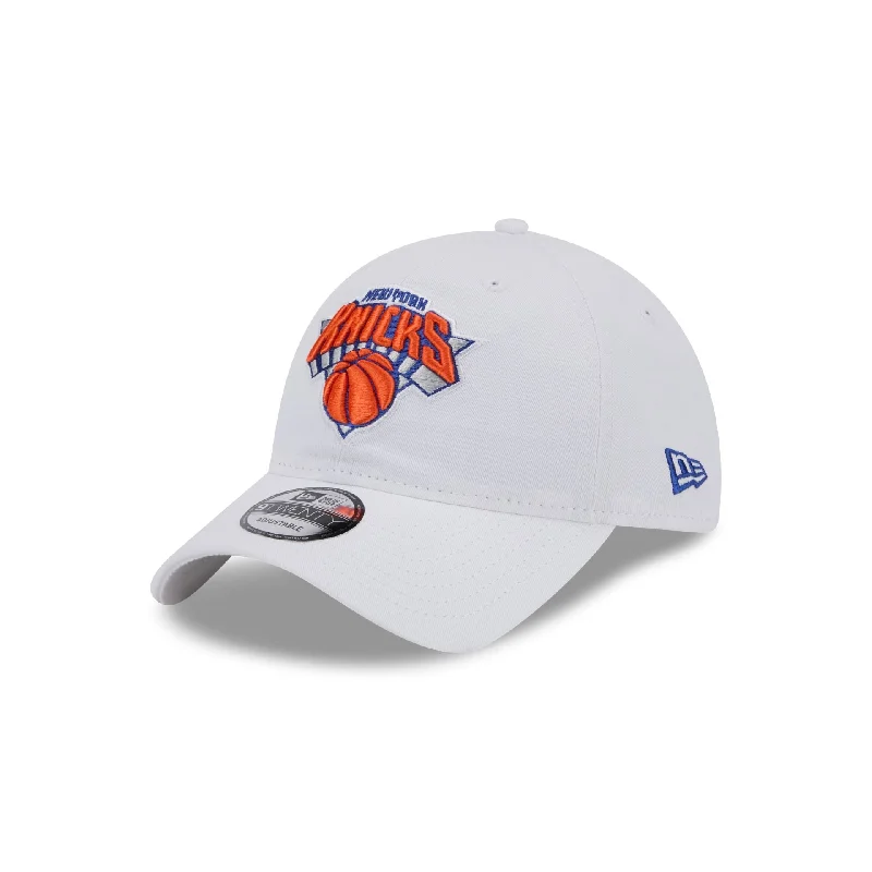 New York Knicks White 9TWENTY Adjustable Hat