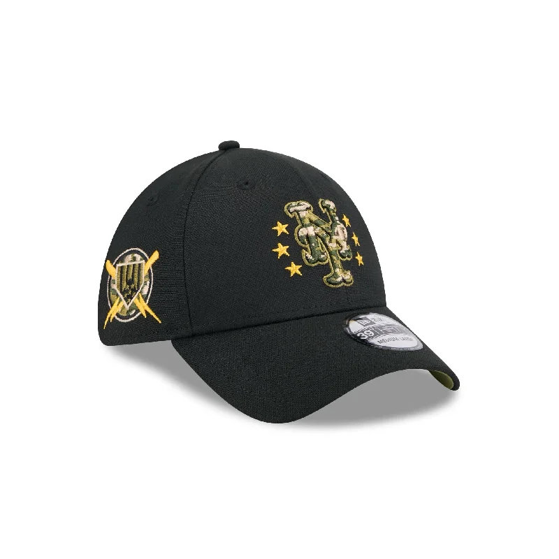 New York Mets Armed Forces Day 2024 39THIRTY Stretch Fit Hat