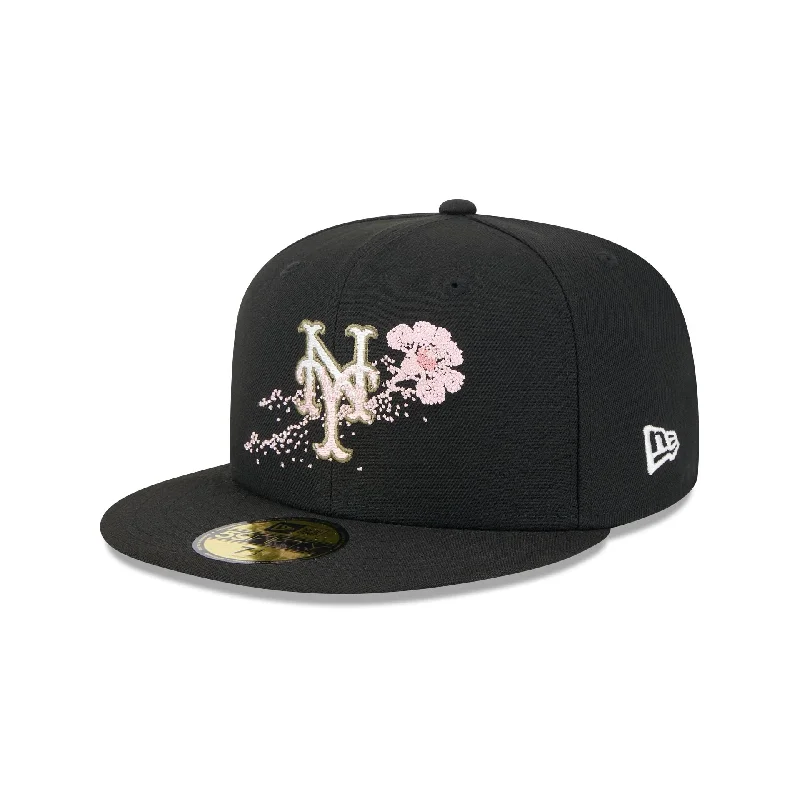 New York Mets Dotted Floral 59FIFTY Fitted Hat