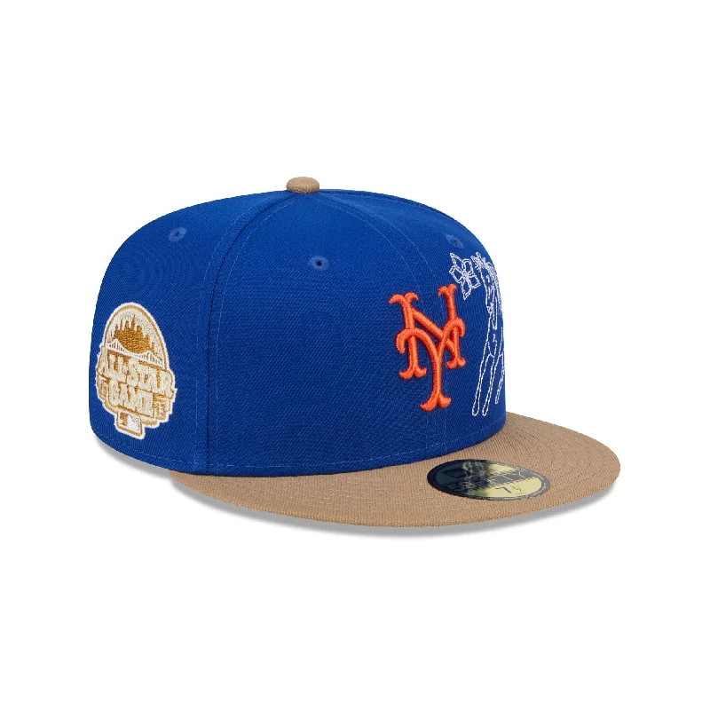 New York Mets Western Khaki 59FIFTY Fitted Hat