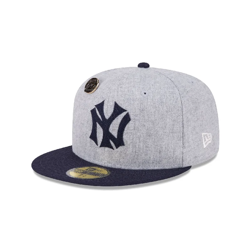 New York Yankees 70th Anniversary Gray 59FIFTY Fitted Hat